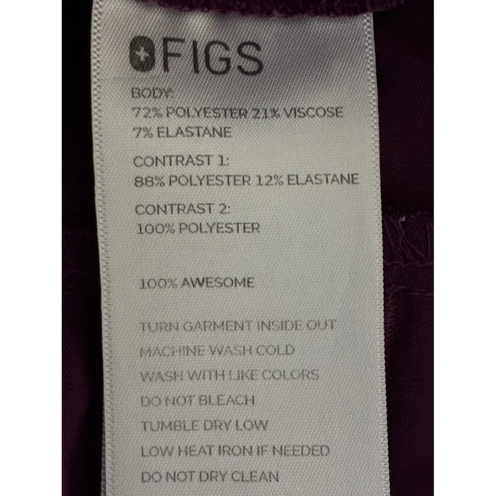 FIGS Technical Collection Men Size Small TALL Deep Purple Tansen 5-pocket Jogger